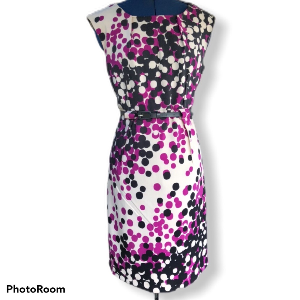 Emma & Michele | Purple Polka Dot Dress